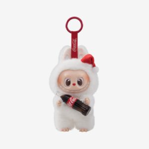 IL MOSTRO × Portachiavi Coca-Cola White Labubu
