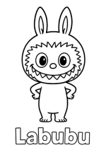 labubu disegno facile