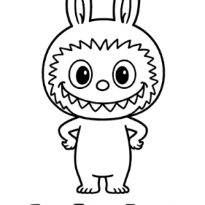 labubu disegno facile